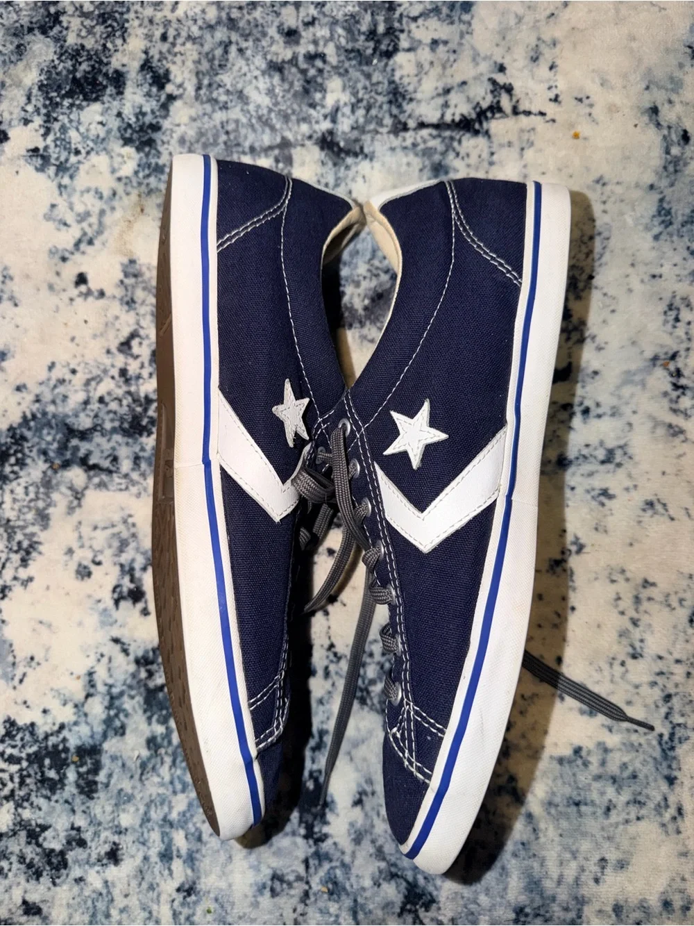Converse Star Player EV Ox Navy White‎ Canvas Sneakers Men’s Size 11